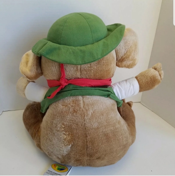 Crayola Crayon Koala Bear Explorer Scout Elf Plush Toy Binoculars Hat 2005 - Picture 2 of 7